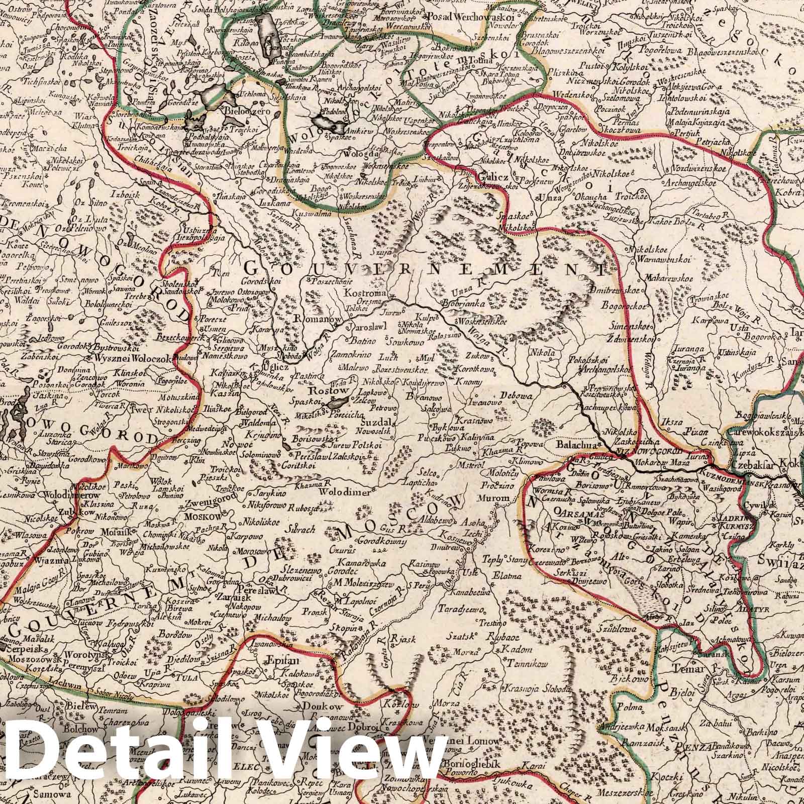 Southern European Russia and Serbia, 1784 - Historical Map Print