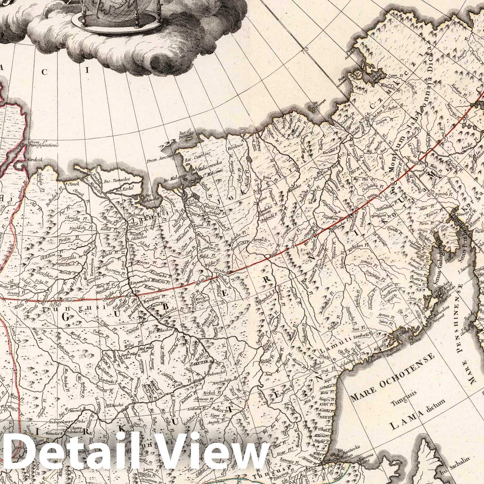 Russian Empire 1782 - Historical Map Print by Paolo Santini