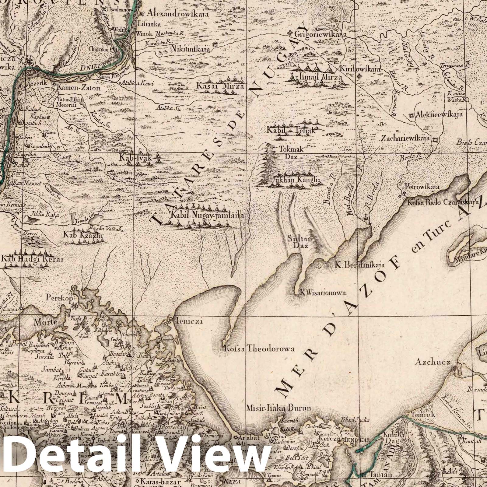 Northern Ottoman Empire - Plate No. 57, 1777 - Historical Map Print
