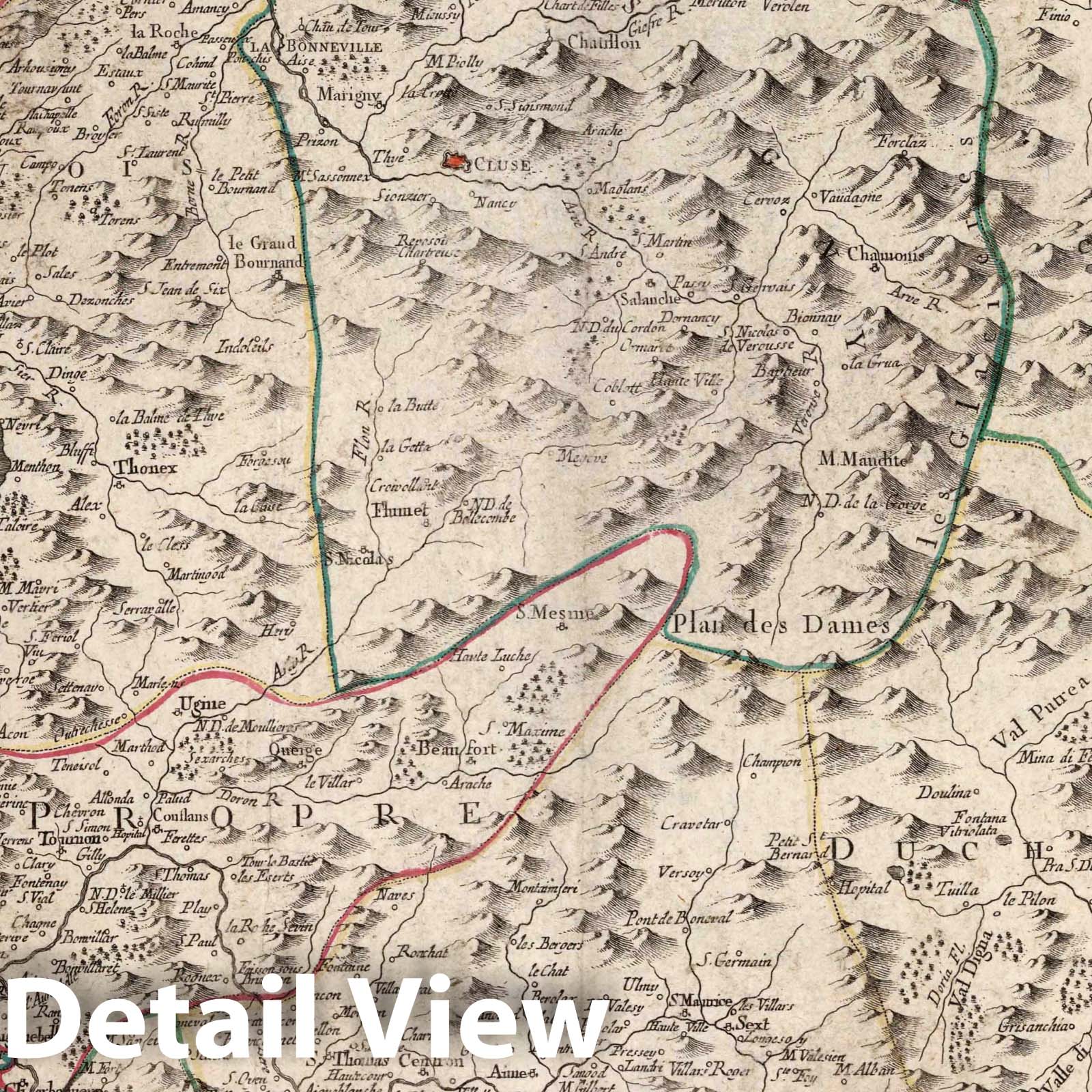 Duchy of Savoy, 1778 - Historical Map Print