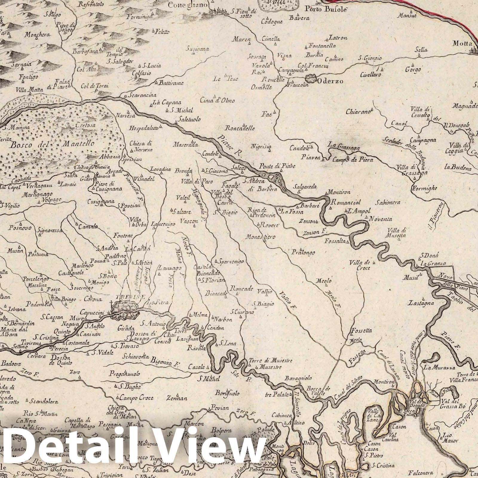 Trevisan (Italy) 1776 Historical Map Print - Atlas Universel