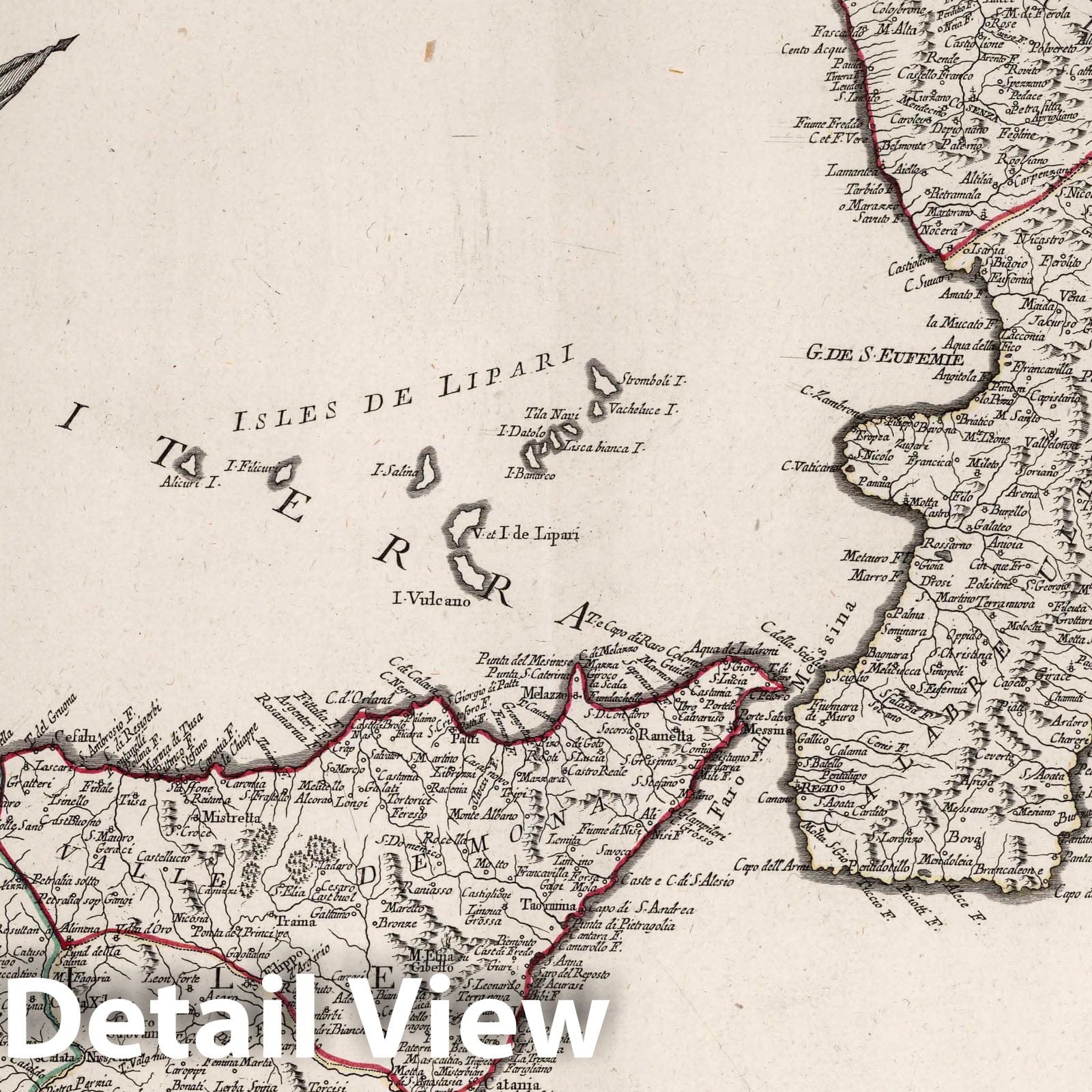 Southern Kingdom of Naples with Malta, 1779 - Historical Map Print