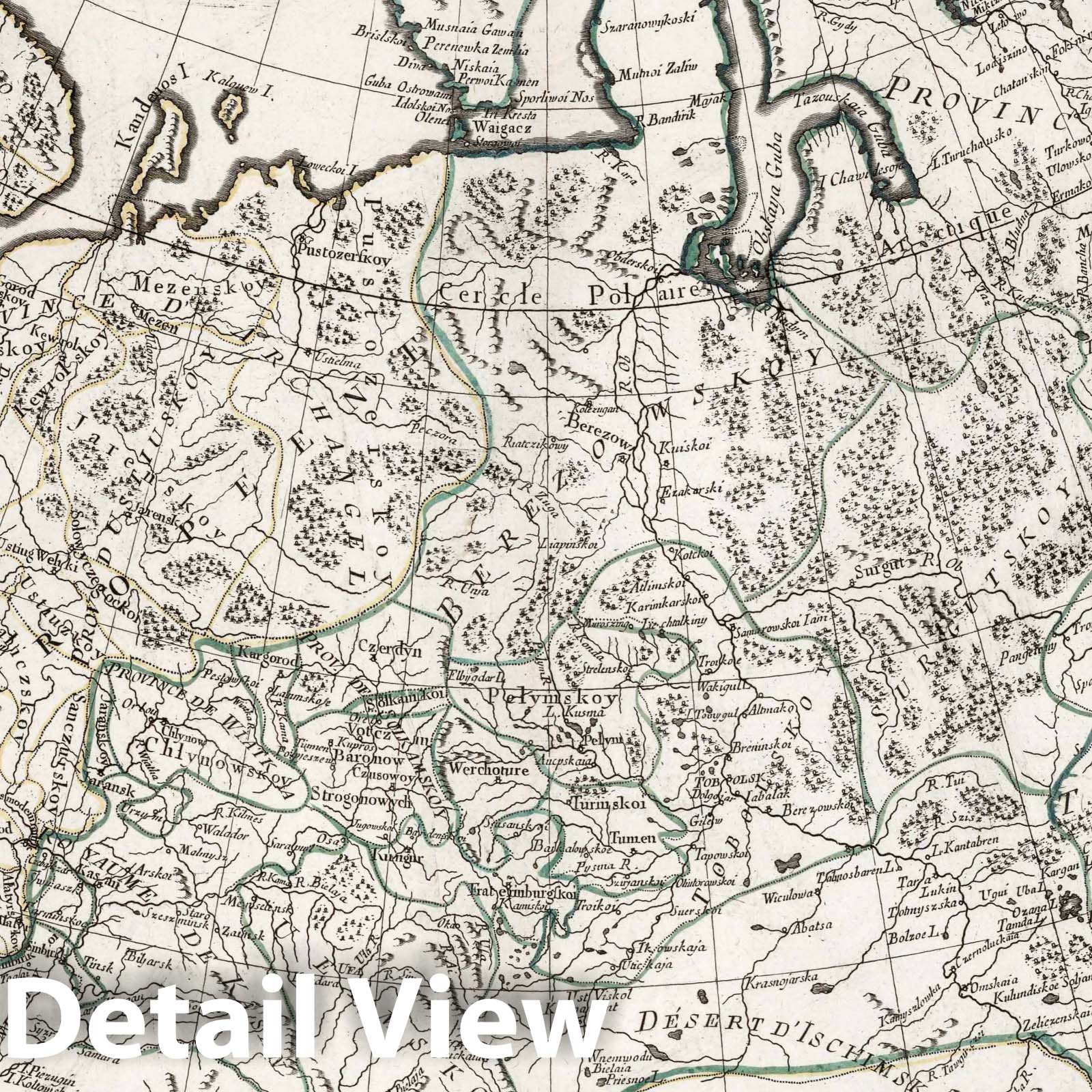 Western Russian Empire in Asia, 1783 - Historical Map Print