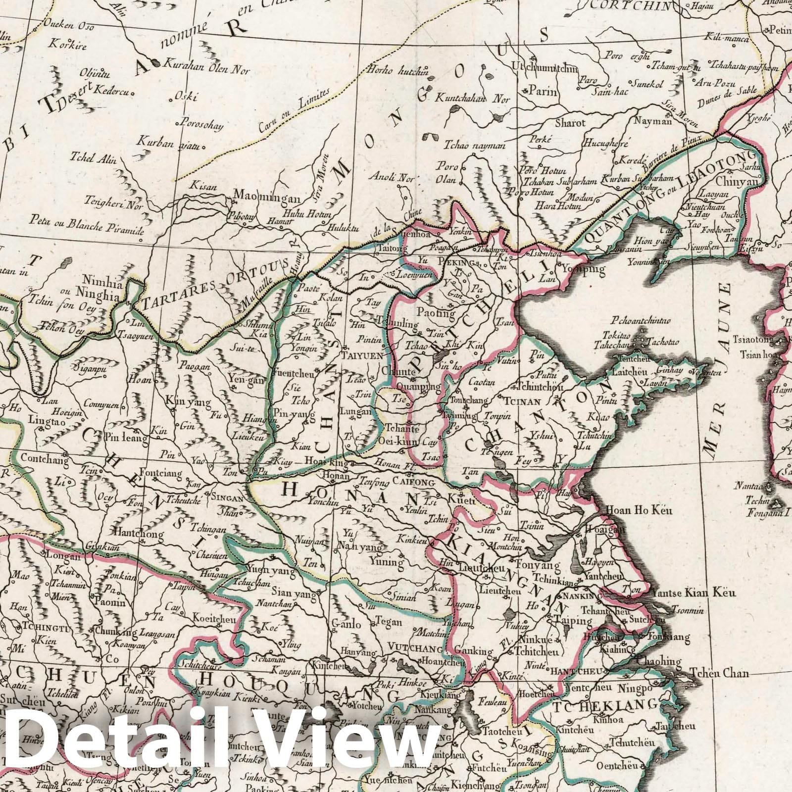 China, Korea, Japan, and Mongolia 1779 Historical Map Print