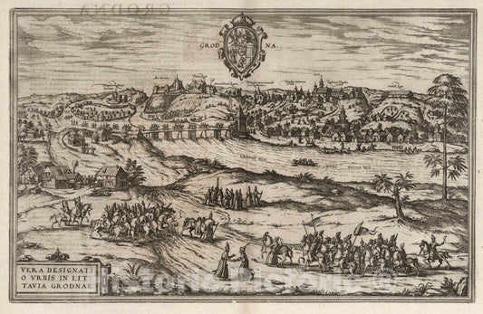 Historic Map : VOI II (48) Grodna (Grodno), 1575 Atlas - Vintage Wall Art