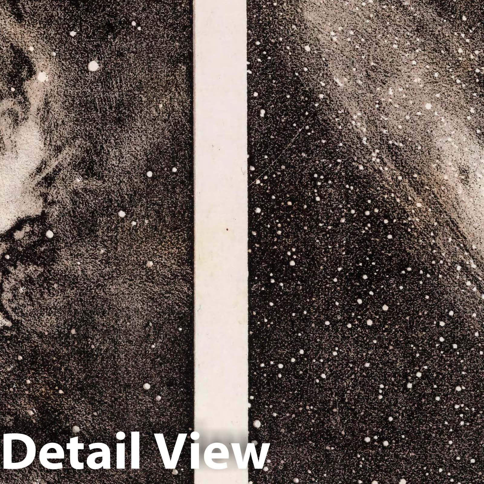 Nebulae - Celestial Map, 1892 - Historical Astronomy Print
