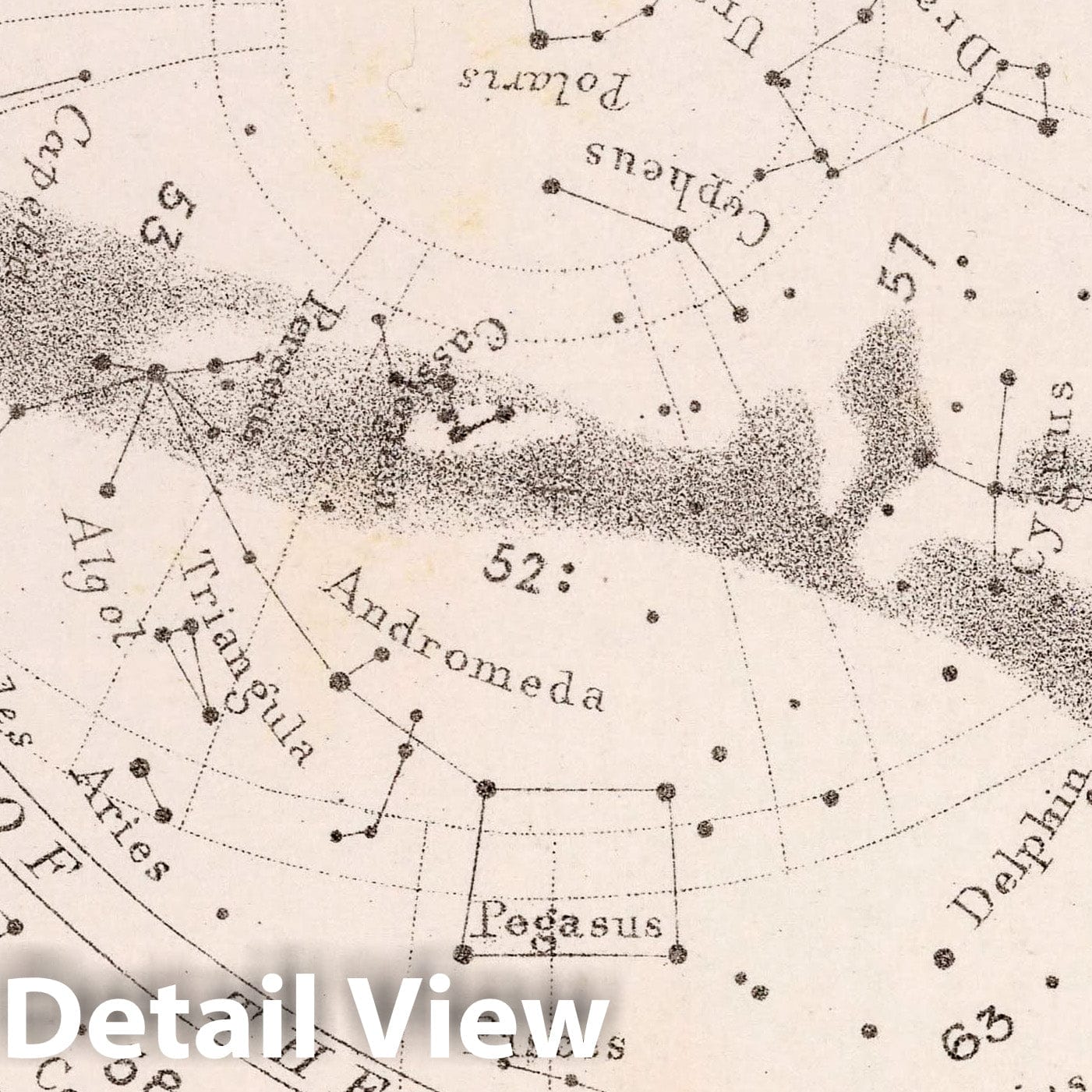 Stars: September Midnight - Celestial Map, 1892