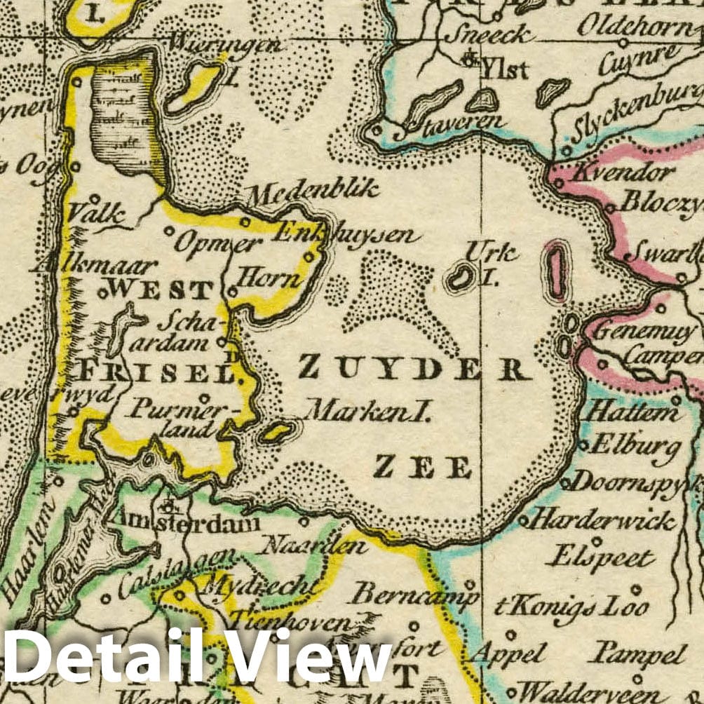 The United Provinces, 1763 - Historical Map Print