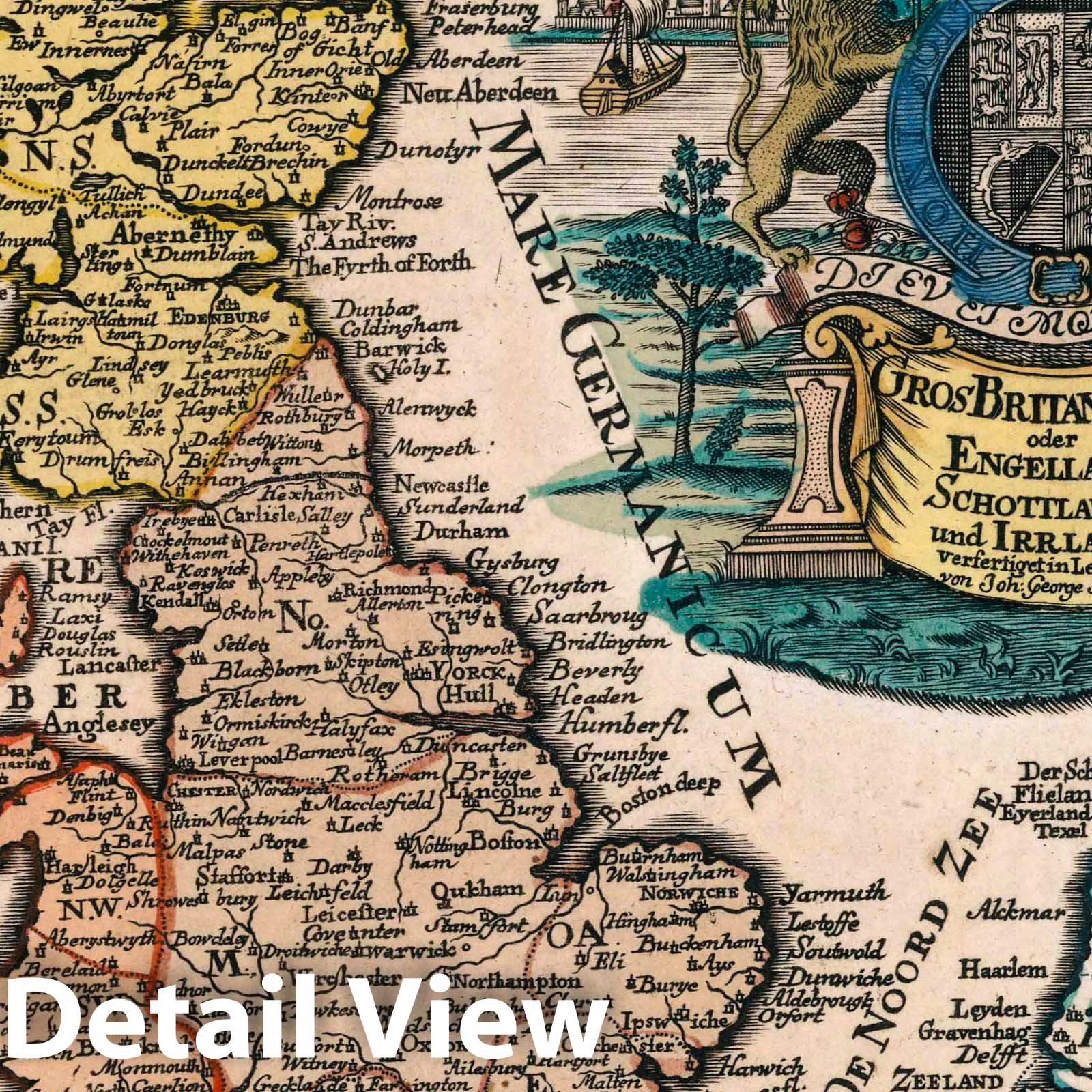 Great Britain, England, Scotland, and Ireland - Road Map, 1790 - Historical Map Print
