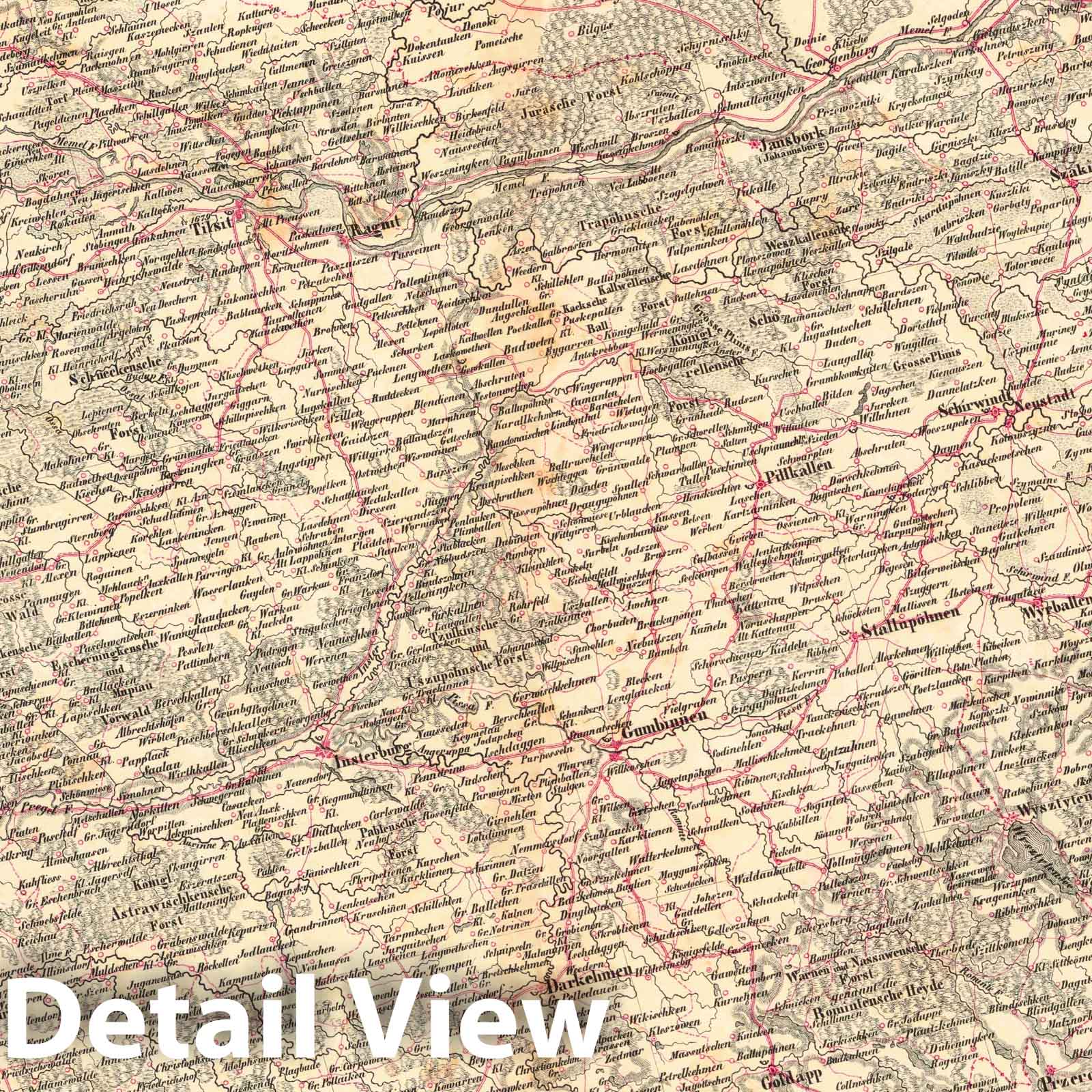 Königsberg, Prussia - Nautical Chart, 1838 - Historical Map Print