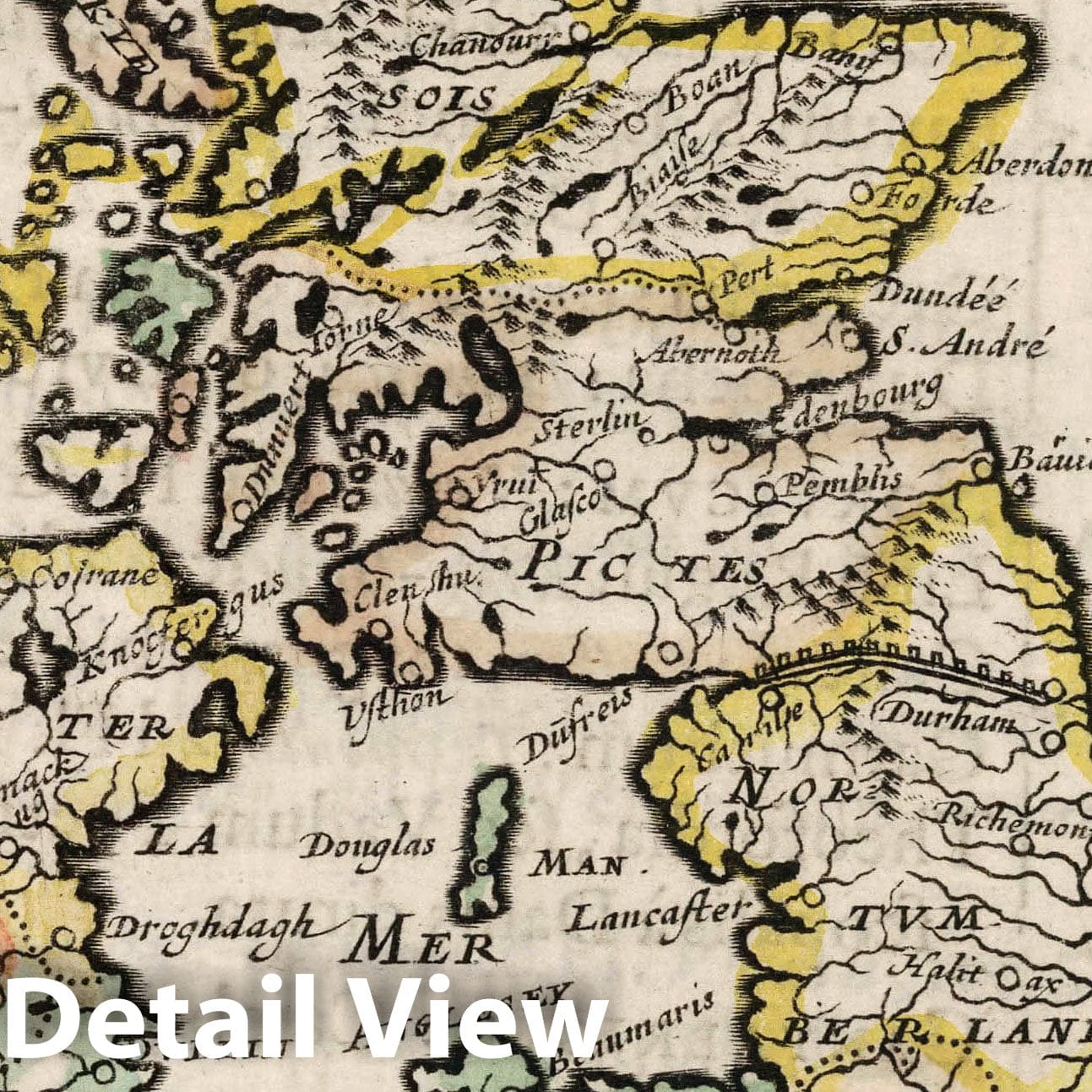 Great Britain, 1648 - Historical Map Print