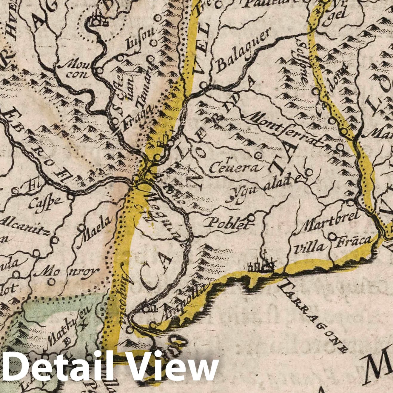 Aragon, 1648 - Historical Map Reproduction
