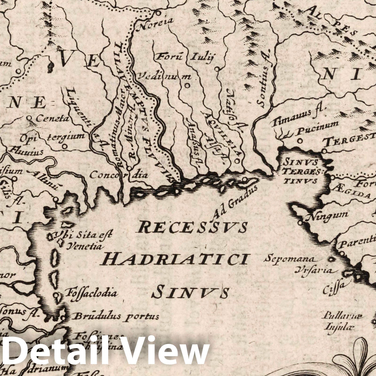 Istria, 1648 - Historical Map Print