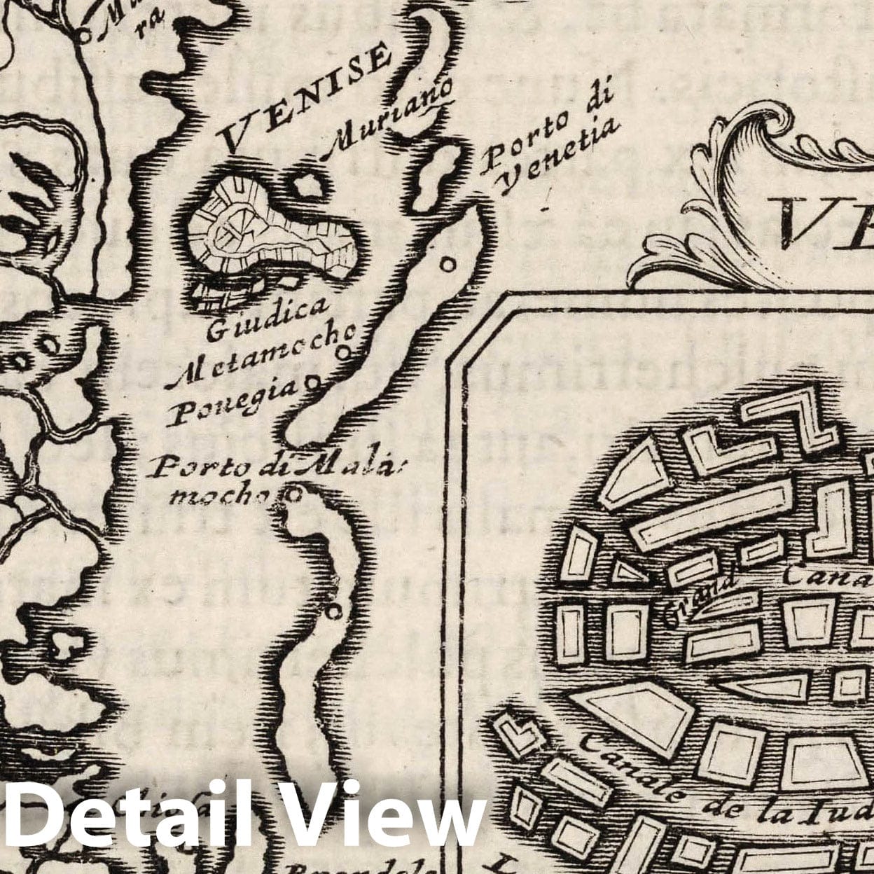 Venice and the Dogado, 1649 - Historical Map Print