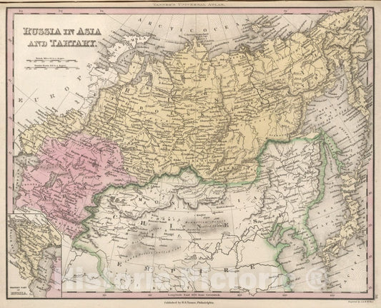 Historic Map : Russia in Asia and Tartary, 1836 Atlas v2