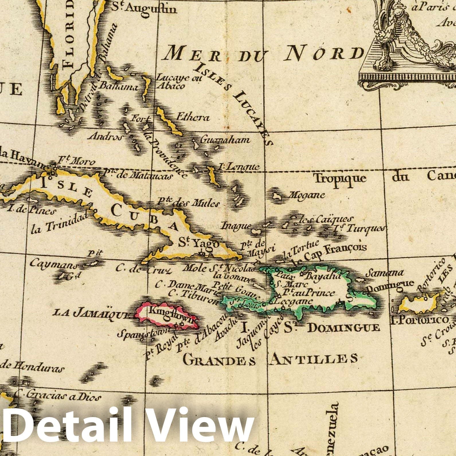 Gulf of Mexico and West Indies, 1800 - Historical Map Print