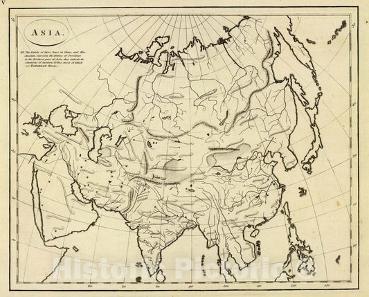 Historic Map : Asia. (1804), 1804 Atlas - Vintage Wall Art