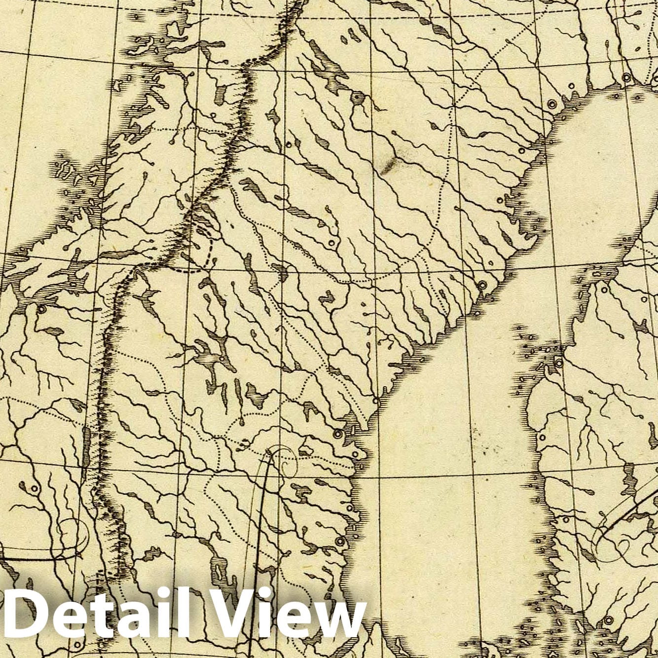 Sweden Denmark and Norway, 1804 - Historical Map Print