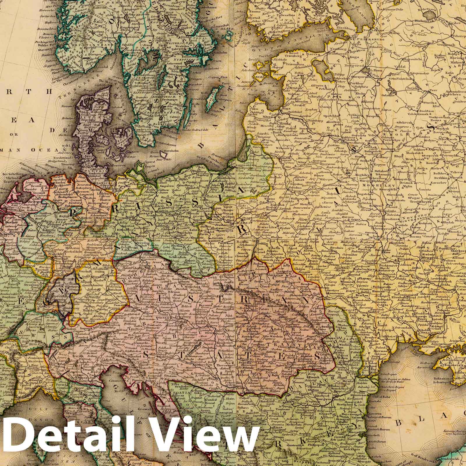 Europe 1831 - Historical Map Print