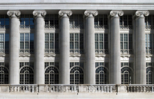 Denver, CO Photo - Columns, Byron R. White U.S. Courthouse, Denver, Colorado