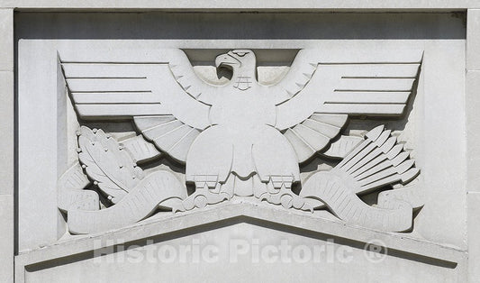 Providence, RI Photo - Front Detail, John O. Pastore Federal Building, Providence, Rhode Island