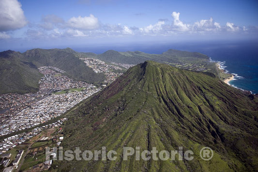 Honolulu, HI Photo - Aerial View of Honolulu, Hawaii
