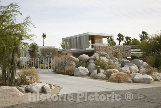 Palm Springs, CA Photo - Palm Springs, California. Mid-Century Modern Home Built by The Alexander Construction Company