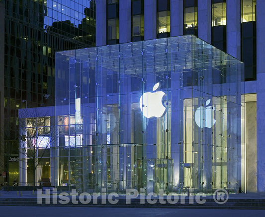 New York, NY Photo - Apple Store, 5th Avenue, New York, New York