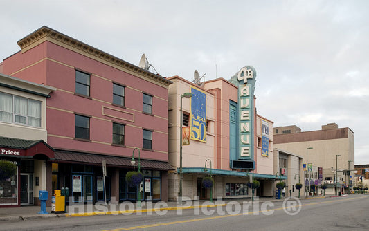 Anchorage, AK Photo - Downtown Main Street View of Anchorage, Alaska