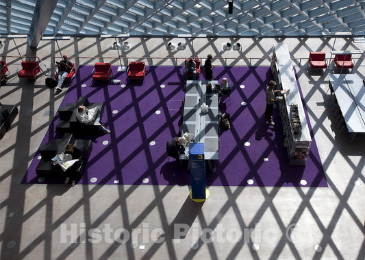 Seattle, WA -Photo - The Seattle Central Library, Interior View