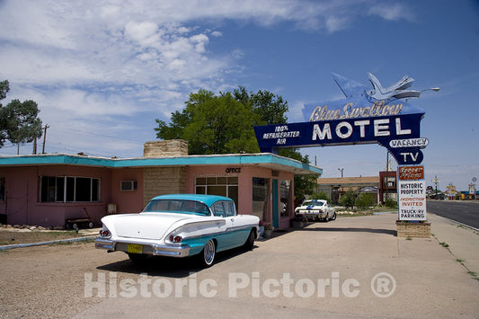 Tucumcari, NM Photo - Blue Swallow Motel, Route 66, Tucumcari, New Mexico