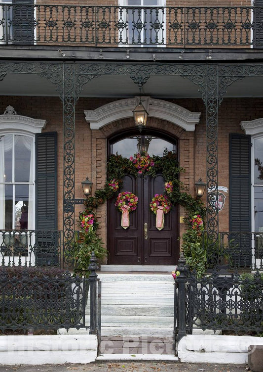Photo - House All Dressed up for a Southern Wedding, Mobile, Alabama- Fine Art Photo Reporduction