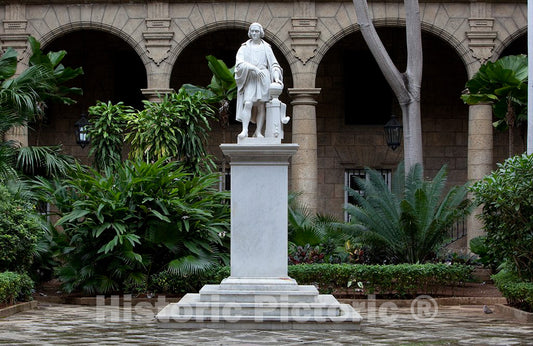 Photo - Courtyard Located in The Palace of The Captains General, Havana, Cuba- Fine Art Photo Reporduction