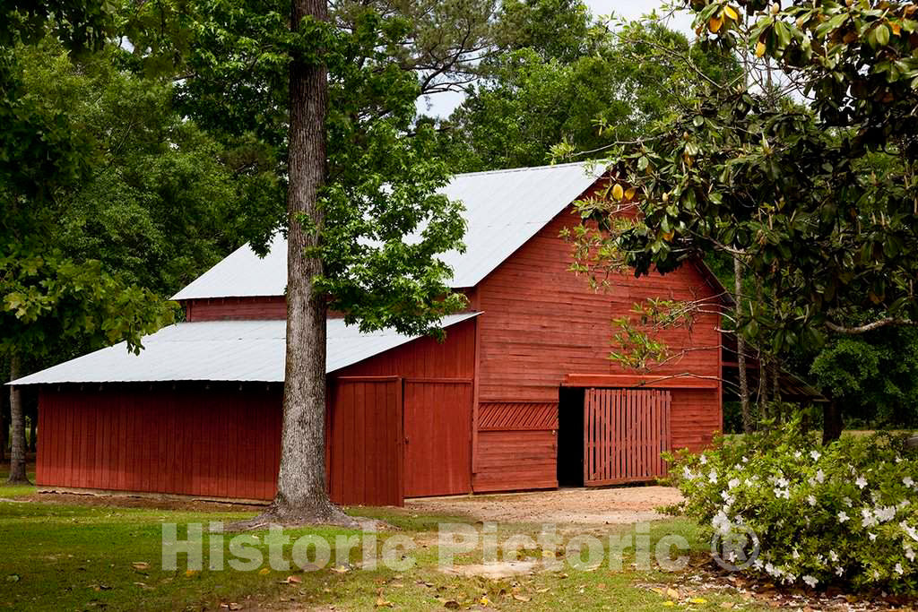 Photo - Historic barn in Monroe County, Alabama- Fine Art Photo Reporduction
