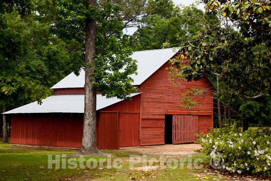 Photo - Historic barn in Monroe County, Alabama- Fine Art Photo Reporduction
