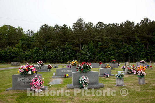 Photo - Flowers Placed on Mother's Day in Cemeteries Across Alabama- Fine Art Photo Reporduction
