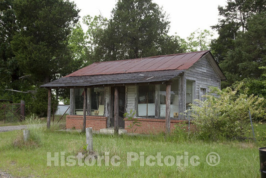 Alabama Photo - Historic Building in Rural Alabama