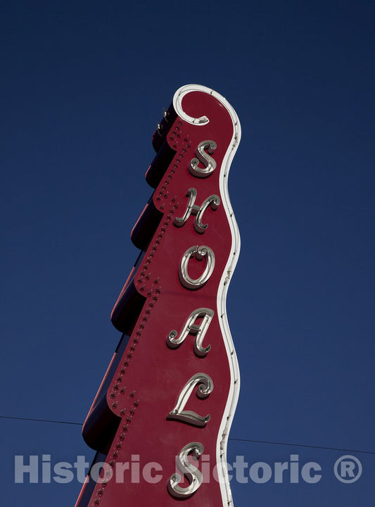 Florence, AL Photo - Shoals Theatre Sign in Florence, Alabama