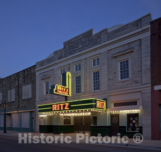 Sheffield, AL Photo - Home to The Ritz Theater, a 1920's Silent Movie House-