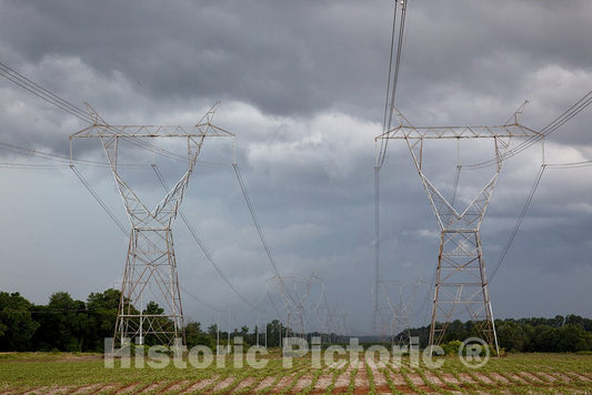 Athens, AL Photo - Power Lines Near Athens, Alabama, 15 Miles from The TN Border