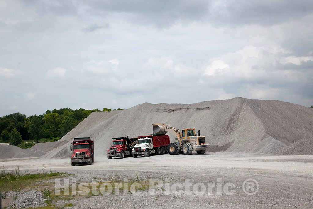 Photo - Vulcan Materials Company Limestone Quarry, Tuscumbia, Alabama- Fine Art Photo Reporduction