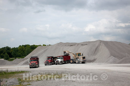 Photo - Vulcan Materials Company Limestone Quarry, Tuscumbia, Alabama- Fine Art Photo Reporduction