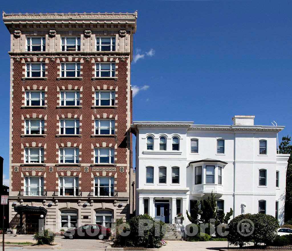 Photo - Buildings, 16th St, Near Intersection with P St, NW, Washington, D.C.- Fine Art Photo Reporduction