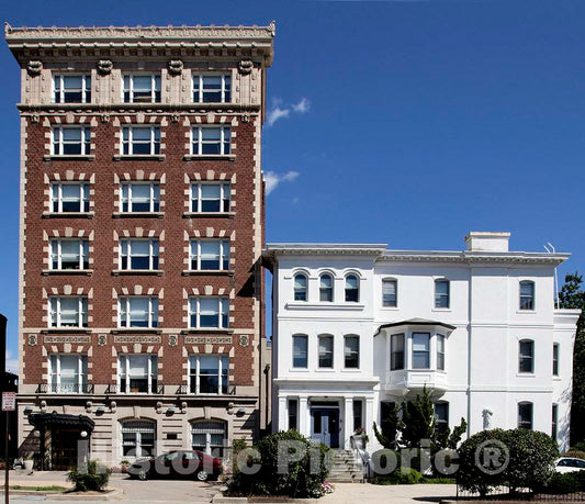 Photo - Buildings, 16th St, Near Intersection with P St, NW, Washington, D.C.- Fine Art Photo Reporduction