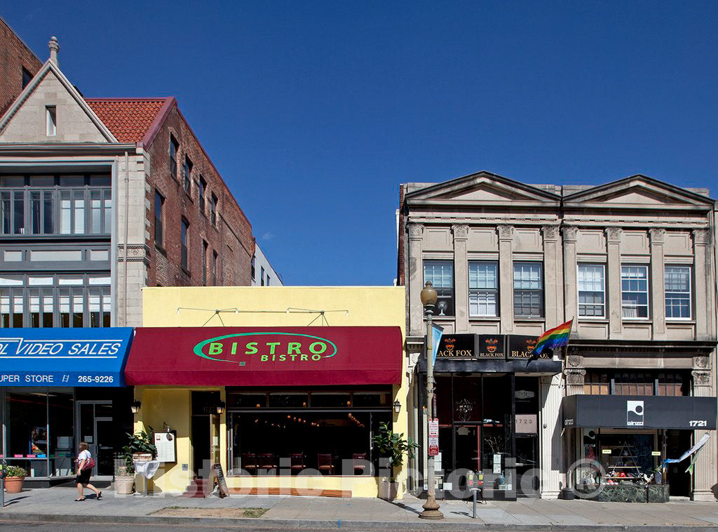 Photo - Buildings, 1700 Block of Connecticut Ave, NW, Washington, D.C.- Fine Art Photo Reporduction