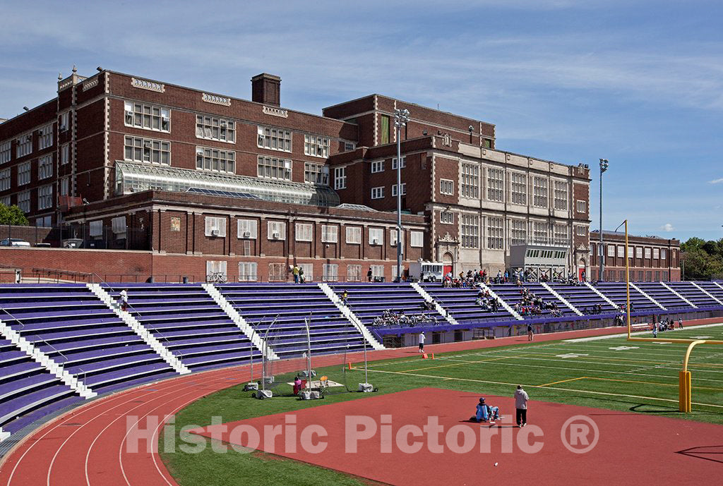 Photo- Youth Football Game at Cardozo Senior High School, 1200 Clifton St, NW, Washington, D.C. 1 Fine Art Photo Reproduction