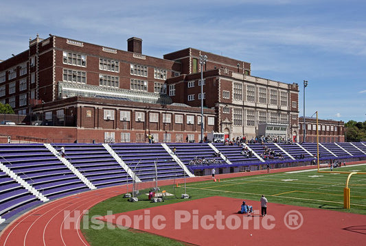 Photo- Youth Football Game at Cardozo Senior High School, 1200 Clifton St, NW, Washington, D.C. 1 Fine Art Photo Reproduction