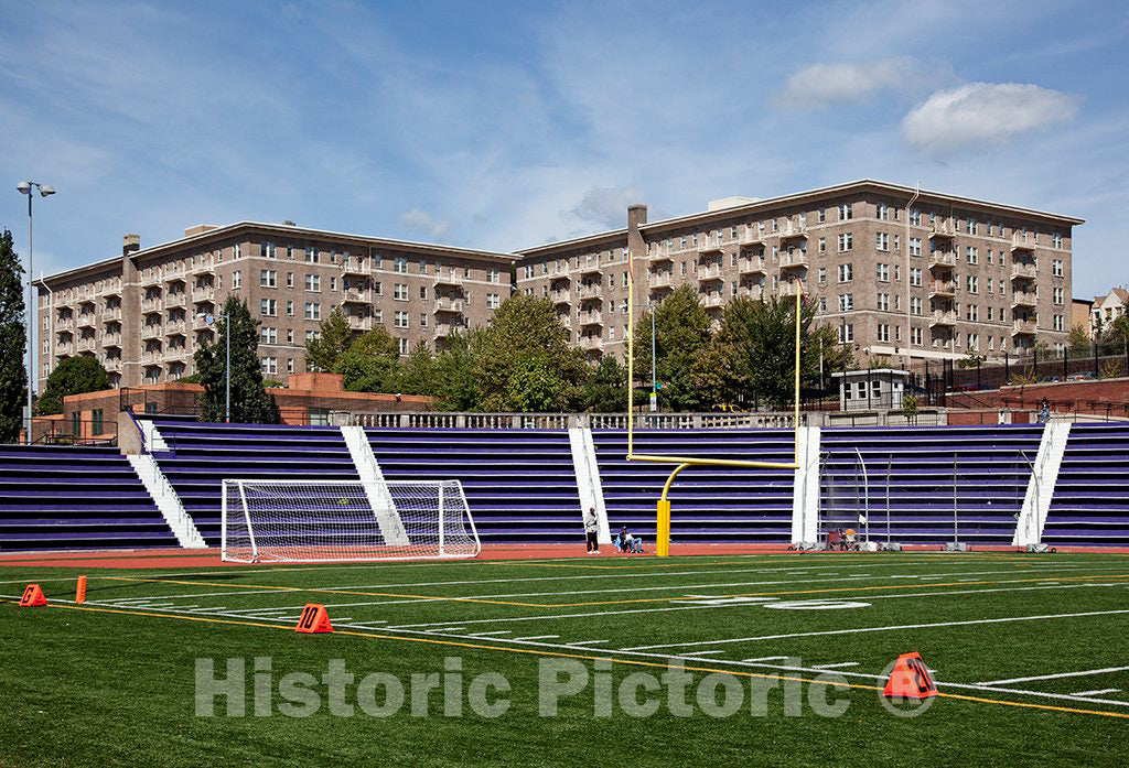 Photo- Youth Football Game at Cardozo Senior High School, 1200 Clifton St, NW, Washington, D.C. 2 Fine Art Photo Reproduction