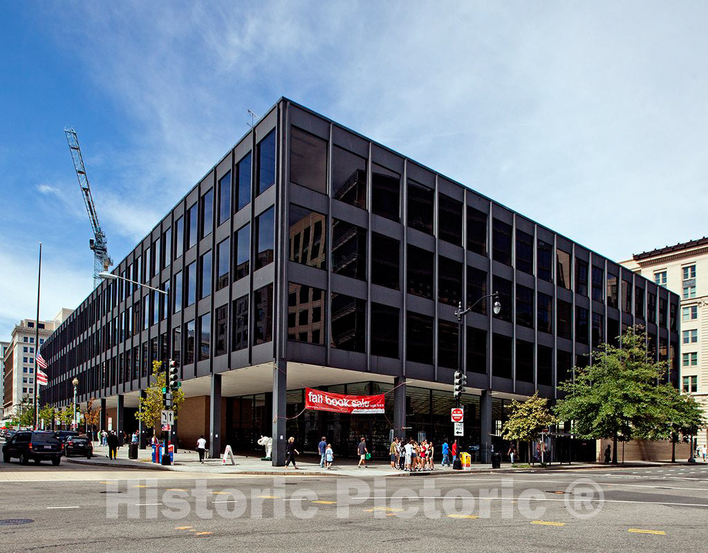 Photo - Martin Luther King Jr. Memorial Library, 901 G St, NW, Washington, D.C.- Fine Art Photo Reporduction