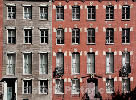 Photo - Building Detail on The 700 Block of 6th St, NW, Washington, D.C.- Fine Art Photo Reporduction